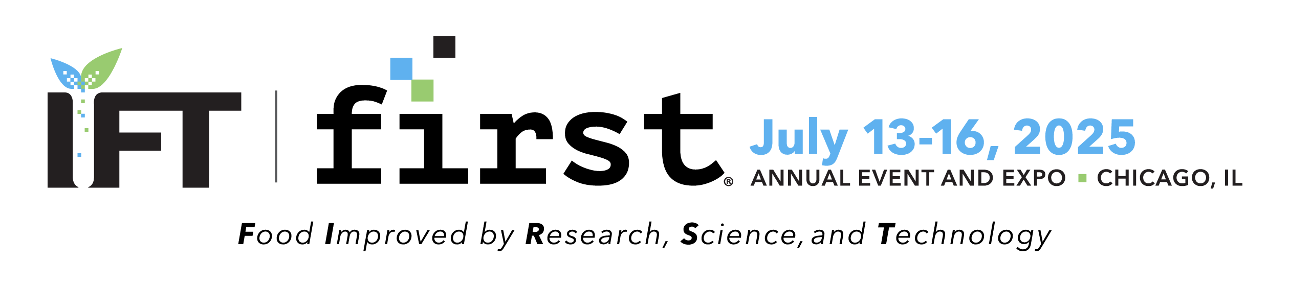 IFT FIRST horizontal logo w dates  tag line