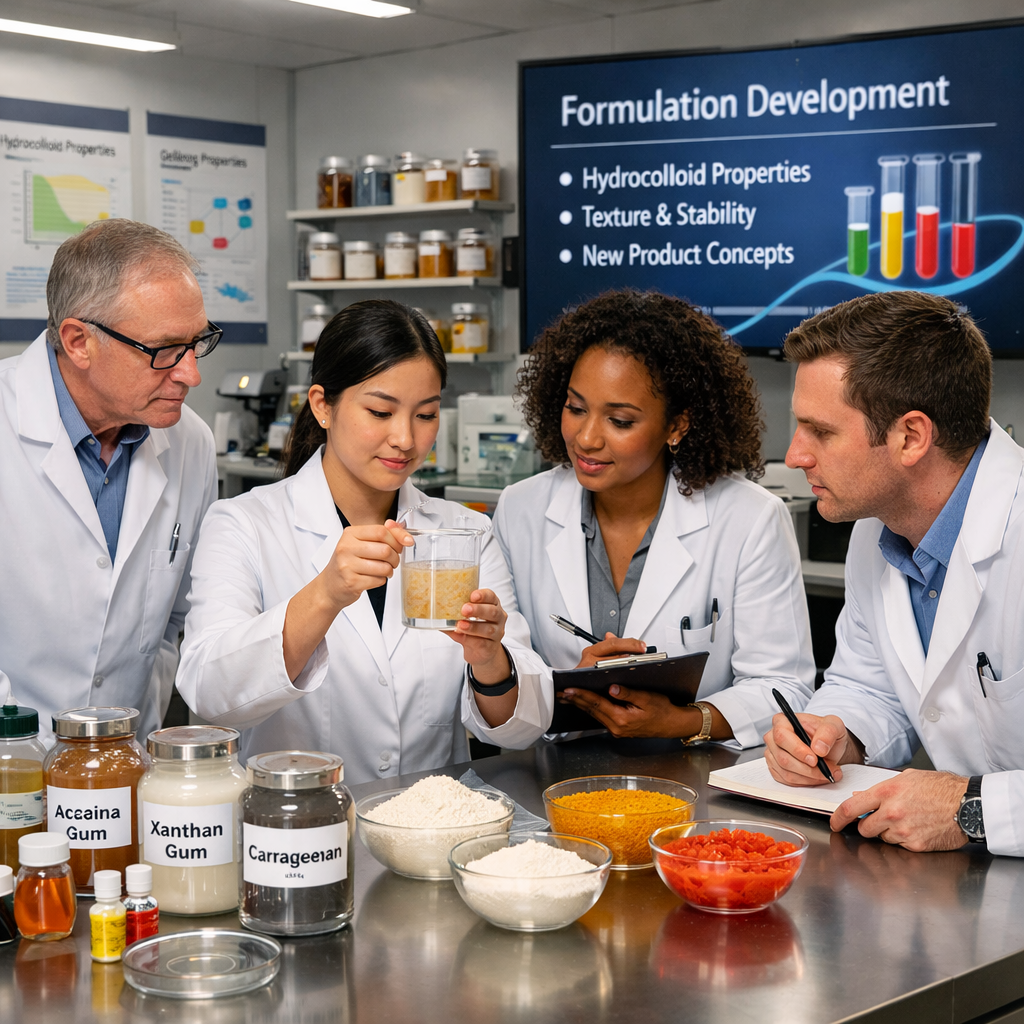 Acacia Gum in Custom Hydrocolloid Blends for Food & Beverage Formulation